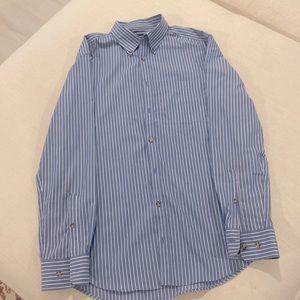 Charles Tyrwhitt medium non iron extra slim fit button Down long sleeve shirt